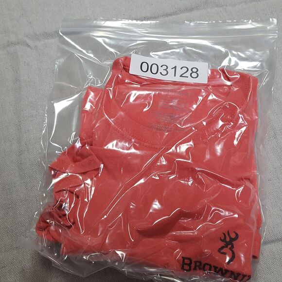 Browning Shirt Womens Medium Pink Pullover Cotton Casual Outdoor Hunting Tee - Picture 12 of 12